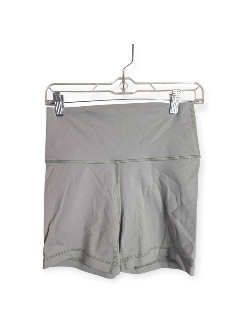 Women's TNA light green biker shorts, size medium